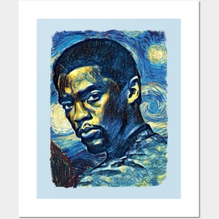 Black Panther Van Gogh Style Posters and Art